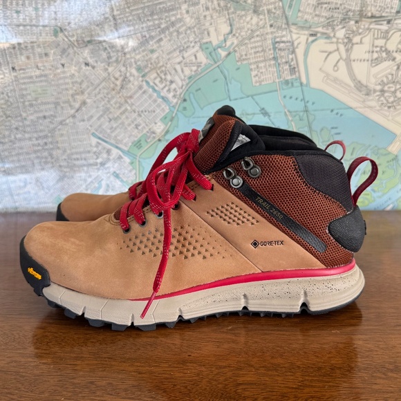 Danner Trail 2650 Mid GTX Hiking Boots – Men’s 9 – Brown/Red – Gore-Tex Waterpro main image 7